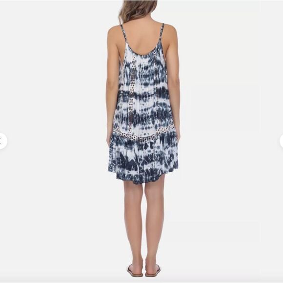 NWT Raviya Tie Dye Crochet Swimsuit Cover-Up Sundress Dress Size Large Boho - Picture 3 of 15